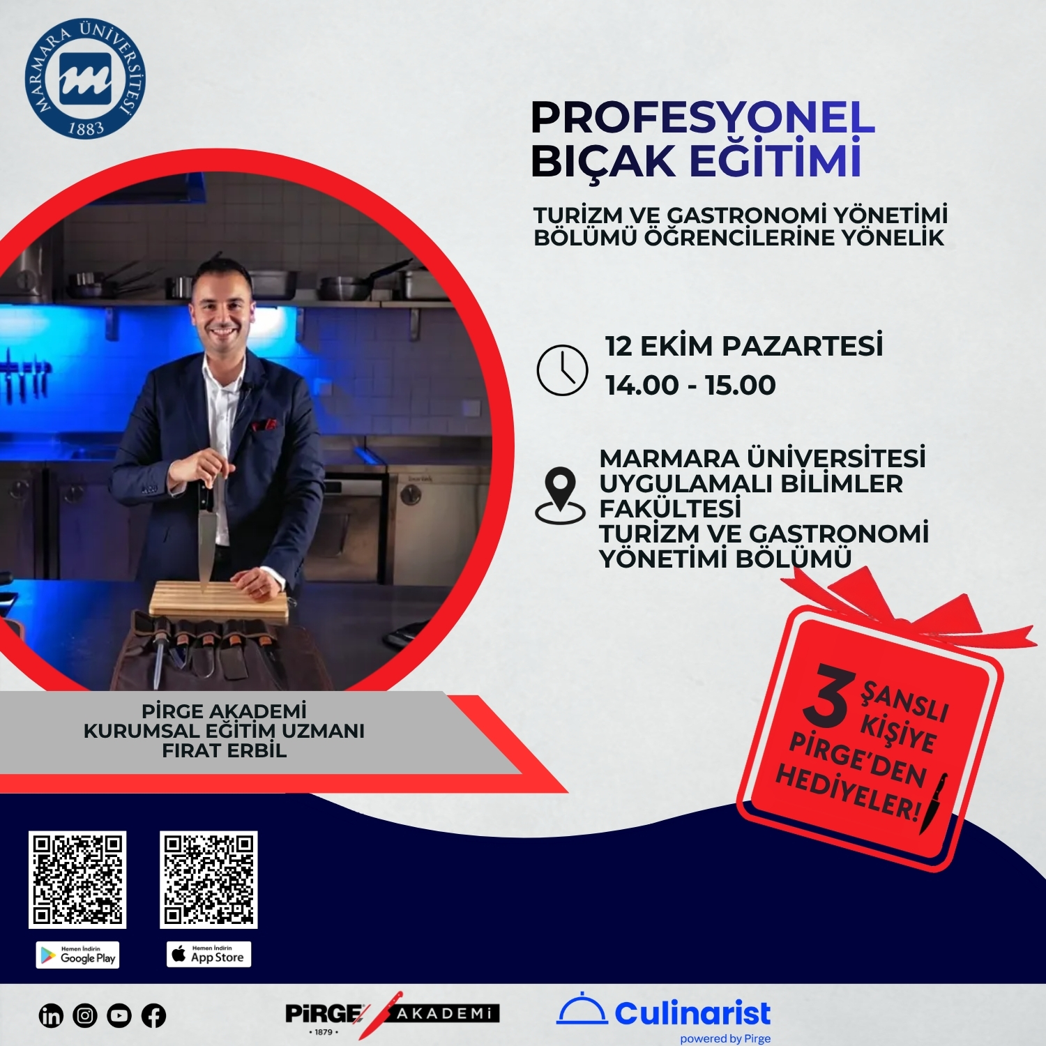 PİRGE AKADEMİ Profesyonel Bıçak Eğitimi